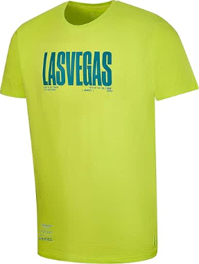 Aston Martin F1 2023 Men's Limited Edition Las Vegas T-Shirt Lime