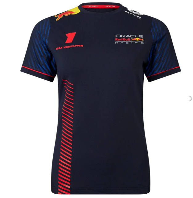 Red Bull Racing Women's T-Shirt Driver Max Verstappen Night Sky 2023-RP Teamwear