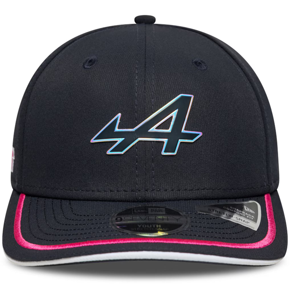 Alpine Kids Team Stretch Snap Navy Cap 2025-RP Teamwear