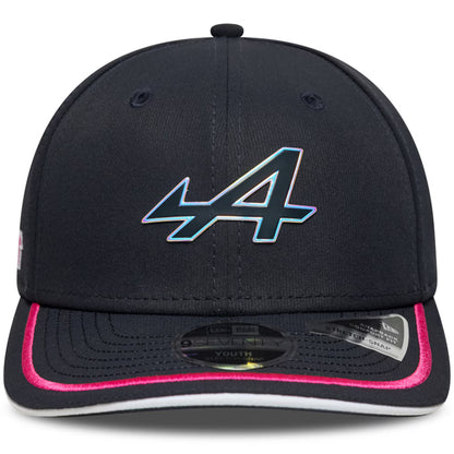 Alpine Kids Team Stretch Snap Navy Cap 2025-RP Teamwear