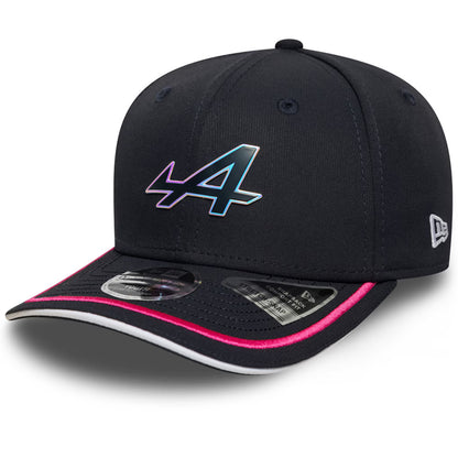 Alpine Kids Team Stretch Snap Navy Cap 2025-RP Teamwear