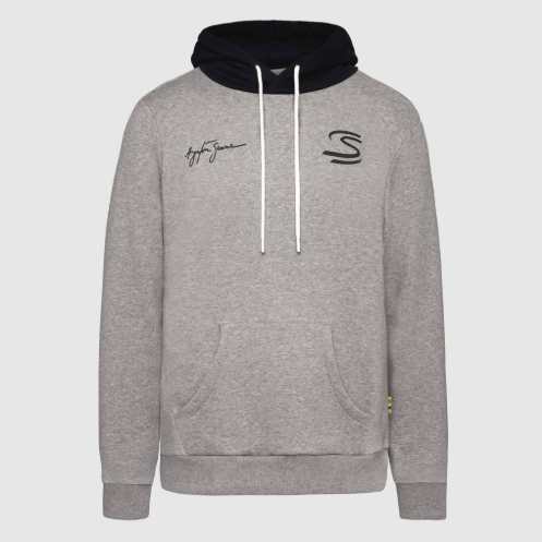 Ayrton Senna Men's Seek Your Truth Circle Hoodie Grey 2025-Fanwear