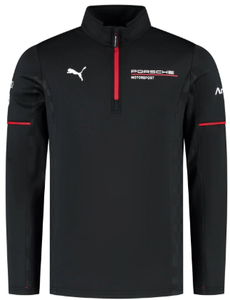 Porsche Men's Team Midlayer Black 2025-RP Teamwear