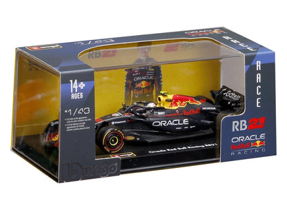 1:43 Scale Model | Oracle Red Bull Racing RB21 Max Verstappen With Driver Car