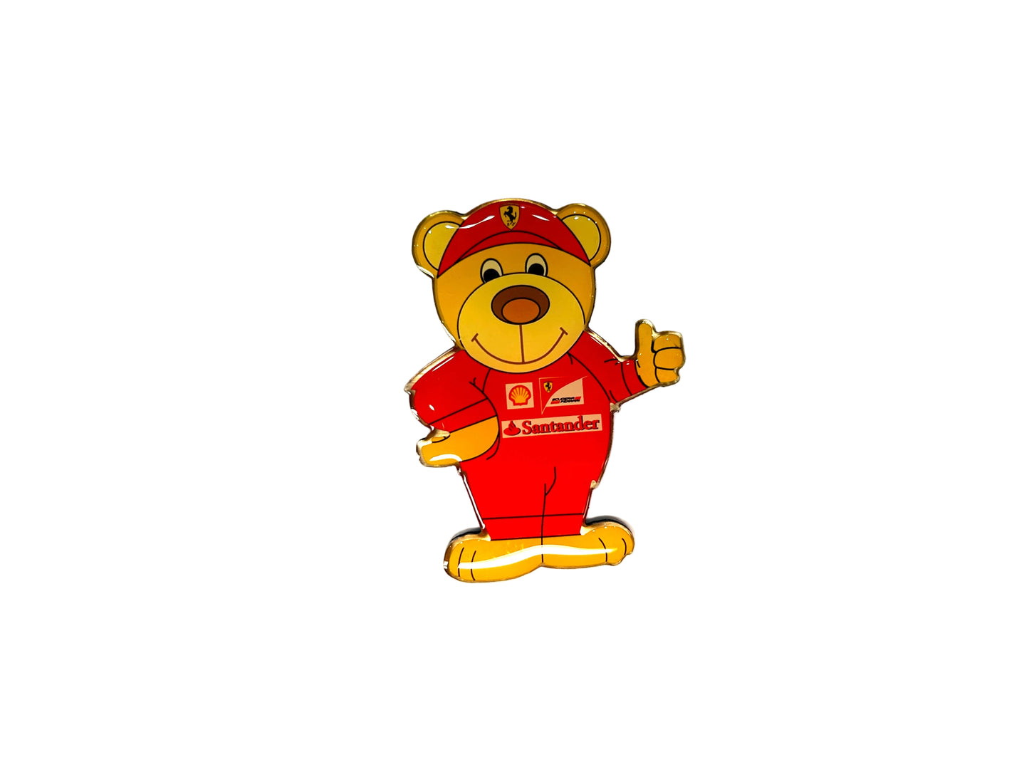 Scuderia Ferrari Metal Teddy Magnet