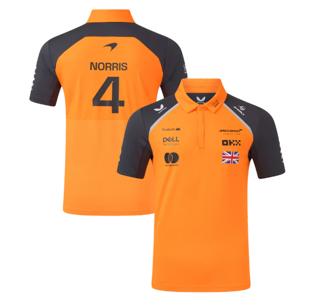 Mclaren Men's Polo Shirt Lando Norris Autumn Glory 2025-RP Teamwear