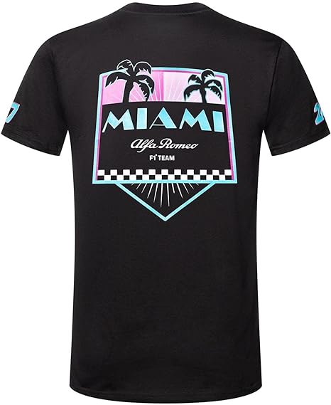 Alfa Romeo Miami Gp Track T-Shirt 2023