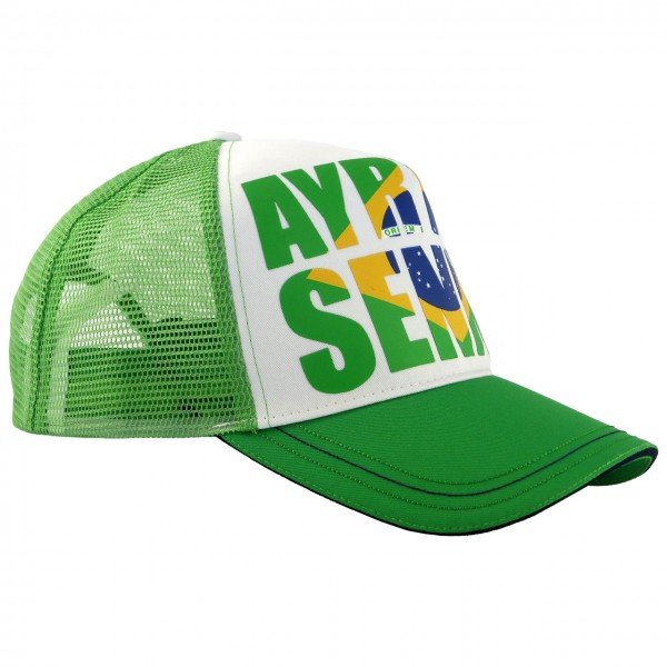 Ayrton Senna Men's Cap Brazil Green