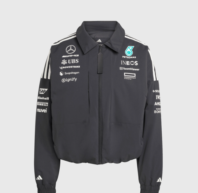 Mercedes Women's Team Jacket Black 2025-RP Teamwear