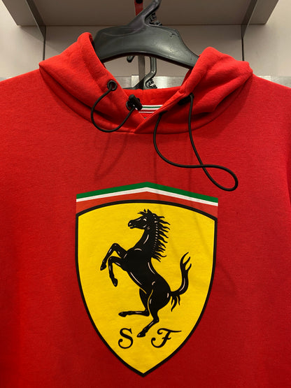 Scuderia Ferrari Mens Hooded Sweat 2019 Red - Fanwear