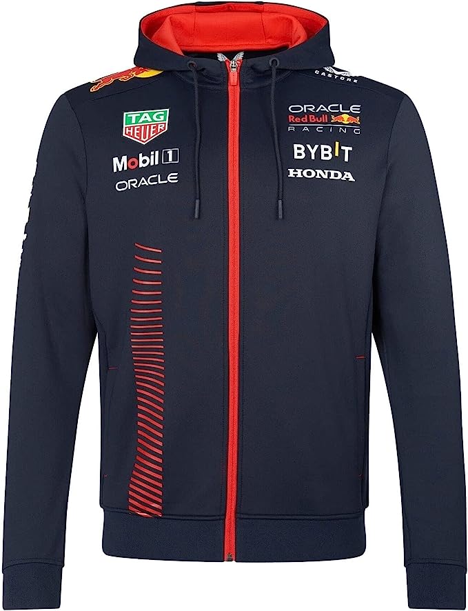 Red Bull Racing Men's Full Zip Hoodie Night Sky 2023-RP Teamwear