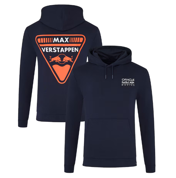Red Bull Racing Men's Max Verstappen Crest Oh Hoodie Night Sky 2025-Fanwear