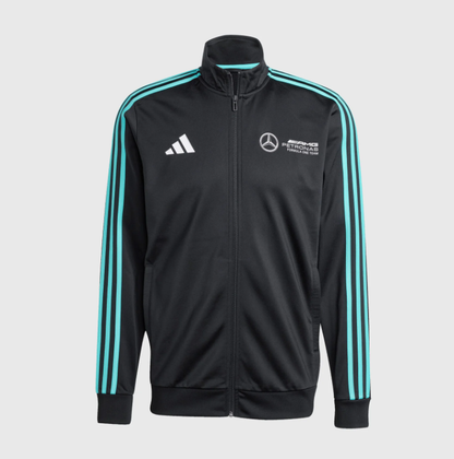 Mercedes Men's Logo Track Jacket Black 2025-Fanwear