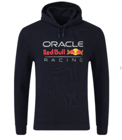 Red Bull Racing Men's Large Front Logo Hoodie Night Sky 2025-Fanwear
