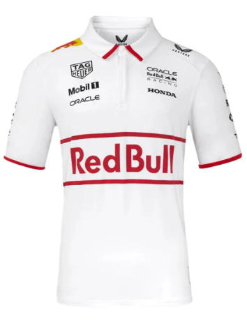 Red Bull Racing Men's Polo Special Edition Japan White 2025-RP Teamwear