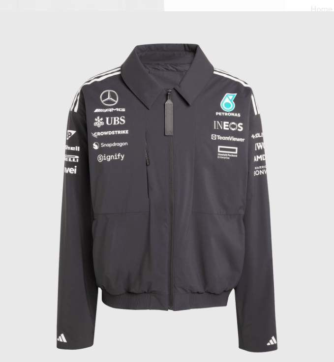 Mercedes Men's Team Jacket Black 2025-RP Teamwear