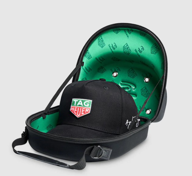 Ayrton Senna Tag Heuer Race Cap Black With Case 2025-Fanwear