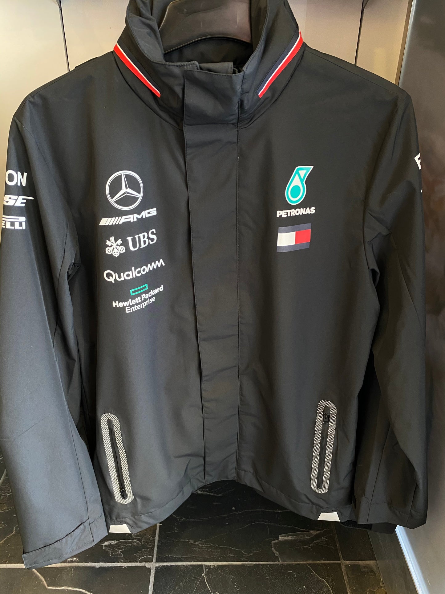 Mercedes-AMG Petronas Motorsport Mens Rain Jacket 2019 - Rp Teamwear